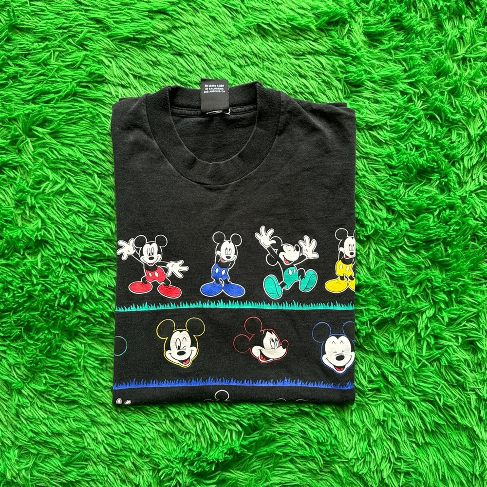 Disney Black Mickey Mouse Short Sleeve Tee